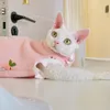 Cat Costumes Kitten Clothes Sphynx Pet Soft Warm Double-sided Fleece Winter Devon Rex Thickened Sphinx Hairless Outfits