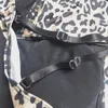 Kvinnor ActiveWear Yoga Leopard Print Suit Designer Luxury Clothing Casual Street Gym BH Leggings 2 Piece Set