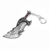 Porte-clés Dieu de la guerre 4 Kratos Sword Porte-clés Pendentif Porte-clés Bijoux Hommes et femmes Porte-clés de voiture Accessoires245B