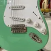 Electric St Guitar Surf Surf Green Renk Gül Ağacı Klavye Ücretsiz Nakliye