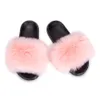 Slippers MPPM Faux Fur Slides Fluffy Sandals Girls Beach Home Plush Sliders Furry Flip Flops Women Shoes Woman 230915