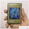 Yu Gi Oh Ser Blue-Eyes White Dragon Series Cr Classic Board Game No Horn Carte de collection japonaise non originale G220311 Drop Delivery Dh6Ku