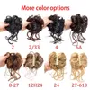 Sentetik peruklar sentetik saç klipsi dağınık kıvırcık saç perukları kadınlar için çörek pençe chignon saç parçacığı kadınlar için sahte saç 230914
