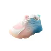 Athletic Outdoor Spring Autumn Children's Luminous Leather Running Shoes Boys Girls LED Lights Sports 230915