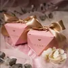 50 x Creative Pink Diamond Style Wedding gynnar godislådor Bomboniera påse Sugar Chocolate Box Party Supplies Tack Gift Box1294U