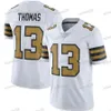 4 Derek Carr Alvin Kamara Saints Maglie da calcio Jamaal Williams Chris Olave Tyrann Mathieu Drew Brees Taysom Hill Saints Michael Thomas Demario Davi Bryan Bresee