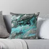 Pillow Turquoise Vein Marble Throw Covers For Sofas Luxury Cover