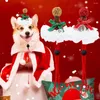 Abbigliamento per cani Cappello per animali domestici Adorabile divertente Morbido e confortevole Accessorio per costume di Natale per cani Gatti Regalo Anno Festa Cosplay