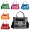 Trendige Mar-PVC-Designer-Tasche Mar-Einkaufstasche, große Tragetaschen, Sommer-Damenmode, All-Match-Shopper-Taschen, transparente Schulter-Designer-Handtaschen