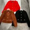 Women's Leather Ladies Suede Jacket Women Real Sheep Coat