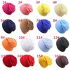 26 color Autumn and winter Baby cap Party Favor Newborn fetal hat solid colors Children hats kids headdress DD609