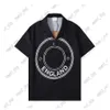 2023 Summer Mens Designer Casual Shirts Tee Luxury Tshirt Letter Print Horse T Shirt TurnDown Collar Fashion Womens Color Circle P309f