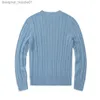 Kvinnors tröjor Designer Mens Sweater Crew Neck Mile Wile Classic Sweaters Knit Cotton Leisure Warm Sweatshirt Jumper Pullover S-2XL L230915