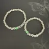 Strand StarGirl Étoiles Lettres Bracelets Pour L'amitié Mode Réglable Perle Blanche 2023 Fille Décontracté Bijoux Accessoires