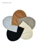 Large bord chapeaux seau solide pur cachemire chapeaux hommes femmes chaud laine chapeau automne hiver casquette adultes bonnet bonnets tricotés cadeau de luxe 230915