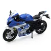 Diecast Model Car 112 GSXR1000R L7 Alloy Die Cast Motorcycle Model Toy Car Collection Autobike Shorkabsorber Off Road Autocycle Toy Gift 230915