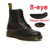 منصة الكاحل Doc Martens Womens Boots Classic OG 1460 JADON LEATHY NAPPA NAPPA DR MARTINS AIRWAIR