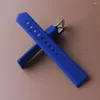 Assista Bandas de Borracha Silicone Pulseiras À Prova D 'Água Para TAG Straps Carrera Acessórios 18mm 19mm 20mm 21mm 22mm 23mm 24mm Preto Azul