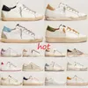 Superstar designer Casual shoes flats Dolder Dirty gold fashion men's and women's ball stars white leather quality luxury