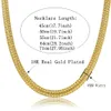 Earrings & Necklace Men Women's Jewelry Set Gold Silver Color Bracelet Curb Cuban Weaving Snake Chain 2021 Whole211f