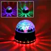7 renk led kristal sihir topu disko sahne ışığı 48 led ayçiçeği efektleri ışık