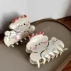 Cute Bowknot Dog Animal Acetate Hair Claw for Women Girls Crab Hair Clip Personality Barrettes Hair Accessories