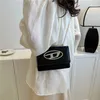 Internet Celebrity Popular New Classic Decorative Flip Small Square 2023 Summer Texture Chain Single Shoulder Crossbody Bag B60