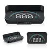 3 5 pollici Universal Car Head Up Display Hud Obd Ii Obd2 Mph Km H Avviso di eccesso di velocità Display del tachimetro digitale Consumo di carburante Te1201h