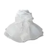 Vêtements pour chiens Costume de mariage en gros blanc rose chiot vêtements luxe Bowknot mariée robe en dentelle pour petits chiens Chihuahua York tenues pour animaux de compagnie