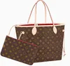 Hot Sale NF Handbag real Genuine Leather bag shopping bag shoulder handpick mother bag Brand Neverf Ebene GM Purse