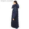 Donsparka's voor dames, lange donsparka's, uitloper met capuchon, gewatteerde jas, dames, grote maten, warme katoenen kleding, waterdicht, ongedefinieerd LJ201127 L230915