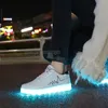 Atlético Tamaño al aire libre 30-44 Luminoso Niños USB Carga Mujeres Led Brillante Niñas Zapatillas Niños Iluminar Zapatos Zapatillas 230915