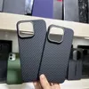 Coque mince en aramide et Fiber de carbone véritable, étui blindé avec anneau métallique pour iPhone 15 Pro Max 15Pro