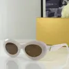 Oval solglasögon kvinnor 2306 Små rammode tillverkad av italienska lyxdesigners solglasögon acetat ovala solglasögon occhiali da sole ovali i acetato