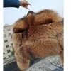 Fourrure femme Fausse fourrure Maomaokong réel manteau de fourrure femmes 100% naturel fourrure de raton laveur veste femme hiver chaud manteau de fourrure de haute qualité à manches longues avec chapeau 230915