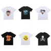 Mens T Shirt Women Tees Skull Printed T-shirts Hip hop Short Sleeve Cotton Summer Round Neck Polos Size S-XL281U