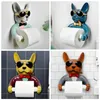 Dog Toilet Paper Holder Hygiene Resin Tray Punch Hand Tissue Box Household Reel Spool Device Y200108171p