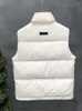 Gilets pour femmes 2023 Hommes Down Gilet Hiver Court Vêtements d'extérieur Sans manches Manteau de loisirs Épaissir Tendance chaude Outwear Stand Collier Lâche Surcoat