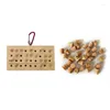 Autres fournitures d'oiseaux Fournitures de meulage molaire en bois naturel pour perroquets perruches calopsittes tourtereaux goutte