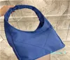 Bolsa de lona nas axilas, conhecida bolsa de designer, cor sólida, bolsa de compras, carteiras de ombro para mulheres