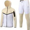 En İyi Erkek Hoodie Tech Polar Sportswear Eğitim Giyim Giyim Full Fermuar Pantolon Trailsuit Set Techfleeces Pants Tasarımcı Ceketler Uzay Pamuk Joggers Sweatshirt