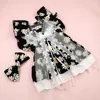 Dog Apparel Stylish Cat Clothes Bow-knot Elegant Outfit Unisex Small Two-legged Summer Dress Casual Wear