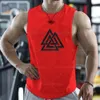 Canotte da uomo Estate Uomo Palestra Jogging Allenamento Muscolare Sport Asciugatura rapida Camicia senza maniche Maschile O Collo Gilet Abbigliamento sportivo 230915