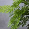 Декоративные цветы 39 дюймов искусственная ветка мимозы искусственные растения тропическая пальмовая трава пластиковые листья для домашнего магазина декор свадебной вечеринки