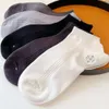 Lu Tight Sailor Spinning Boat Socks For Men One Pack of Five Par of olika färger Elastiska fötter Bekväm svettabsorberande