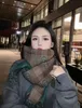 20% KORTING Koreaanse versie dubbelzijdig klein geurig stijl nieuw geruit modieus veelzijdig voor herfst winter warme en dikke sjaal sjaal voor twee doeleinden{category}