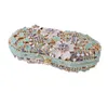 Torby wieczorowe xiyuan kolorowe kryształowe kobiety wielokolorowe puste kamienie kamienie z koralikami ślubne sprzęgło ślubne Diamond Minudiere torebka 230915
