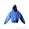 Designer Kanyes le sweat à capuche parfait Wests Klein Blue Pull à capuche à manches longues pour hommes Pull à capuche Yzys Street Fashion Hommes et FemmesOPFT 4A99G