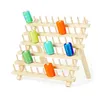 Sewing Notions & Tools 48 60Foldable Wood Spool Thread Stand Rack Organizer Wall Mount Embroidery Machine Storage Holder Accessori275z