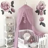 Crib Netting komara wisząca namiot Dekoracja stary Dekoracja łóżka dziecięcego Zasłony tiulowe do sypialni Play House dla dzieci pokój dla dzieci fthrt 230915